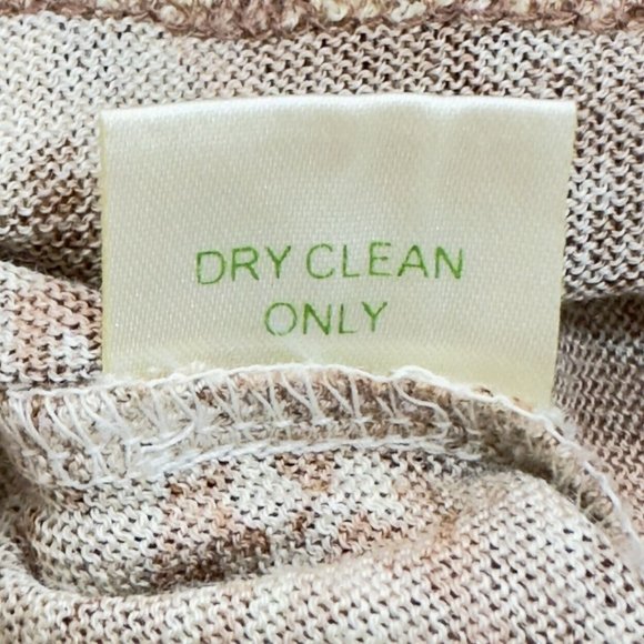 Womens Size Medium Olivier Goureau Cashmere and Silk Blend Paisley Print Sweater - Picture 7 of 9